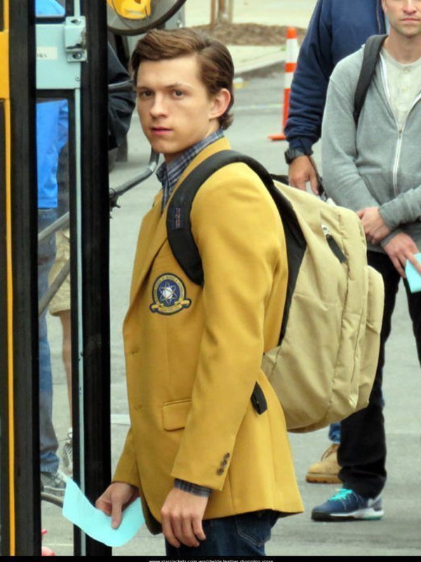 Spiderman Peter Parker Homecoming Yellow Coat